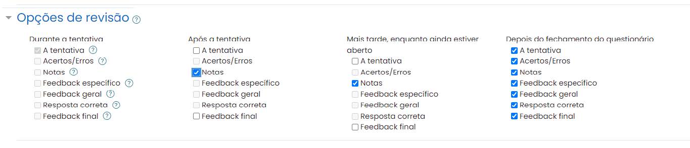 Tela inicial do Moodle